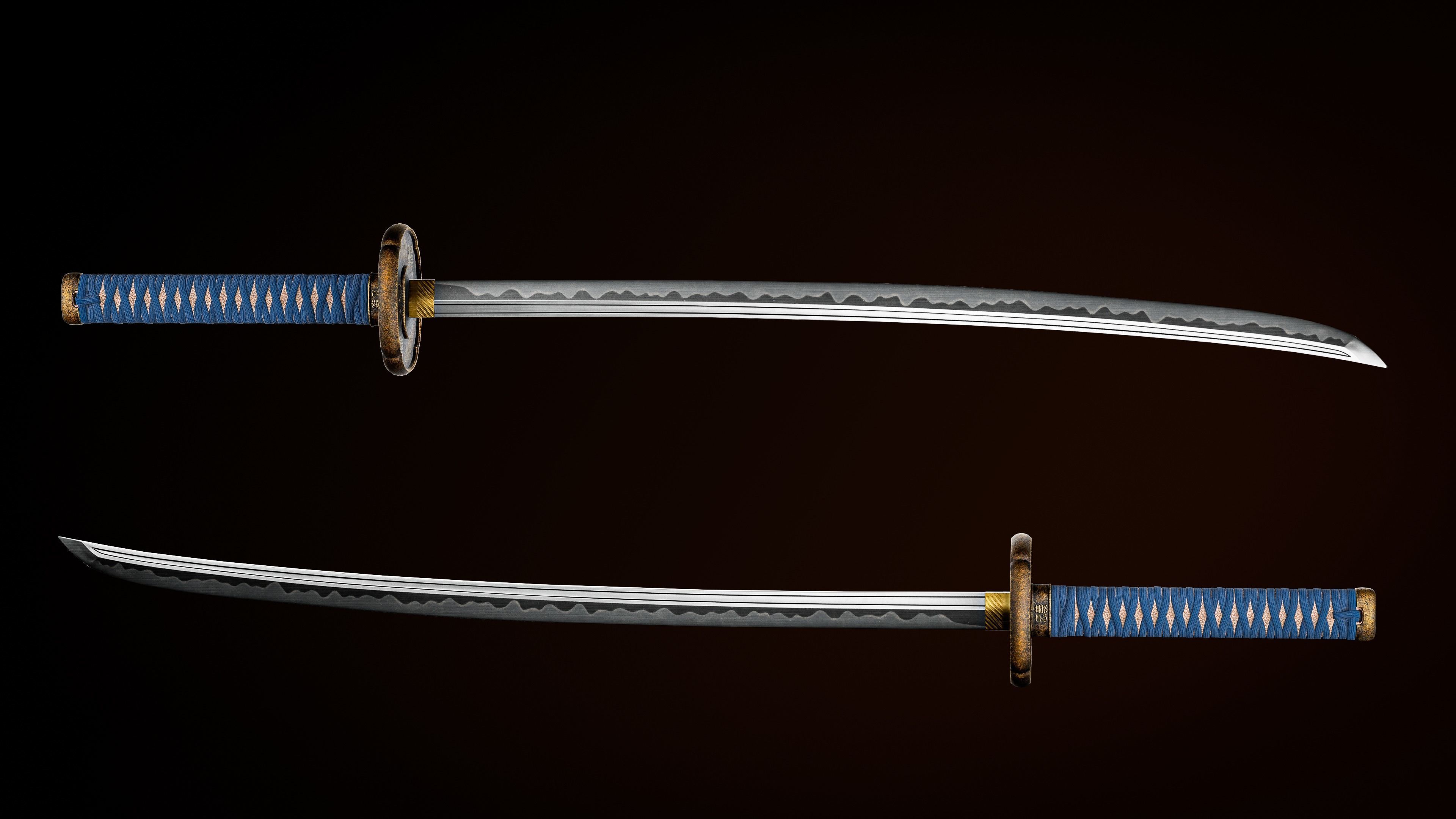 Katana Real Time Game ready  Low-poly 3D model_1