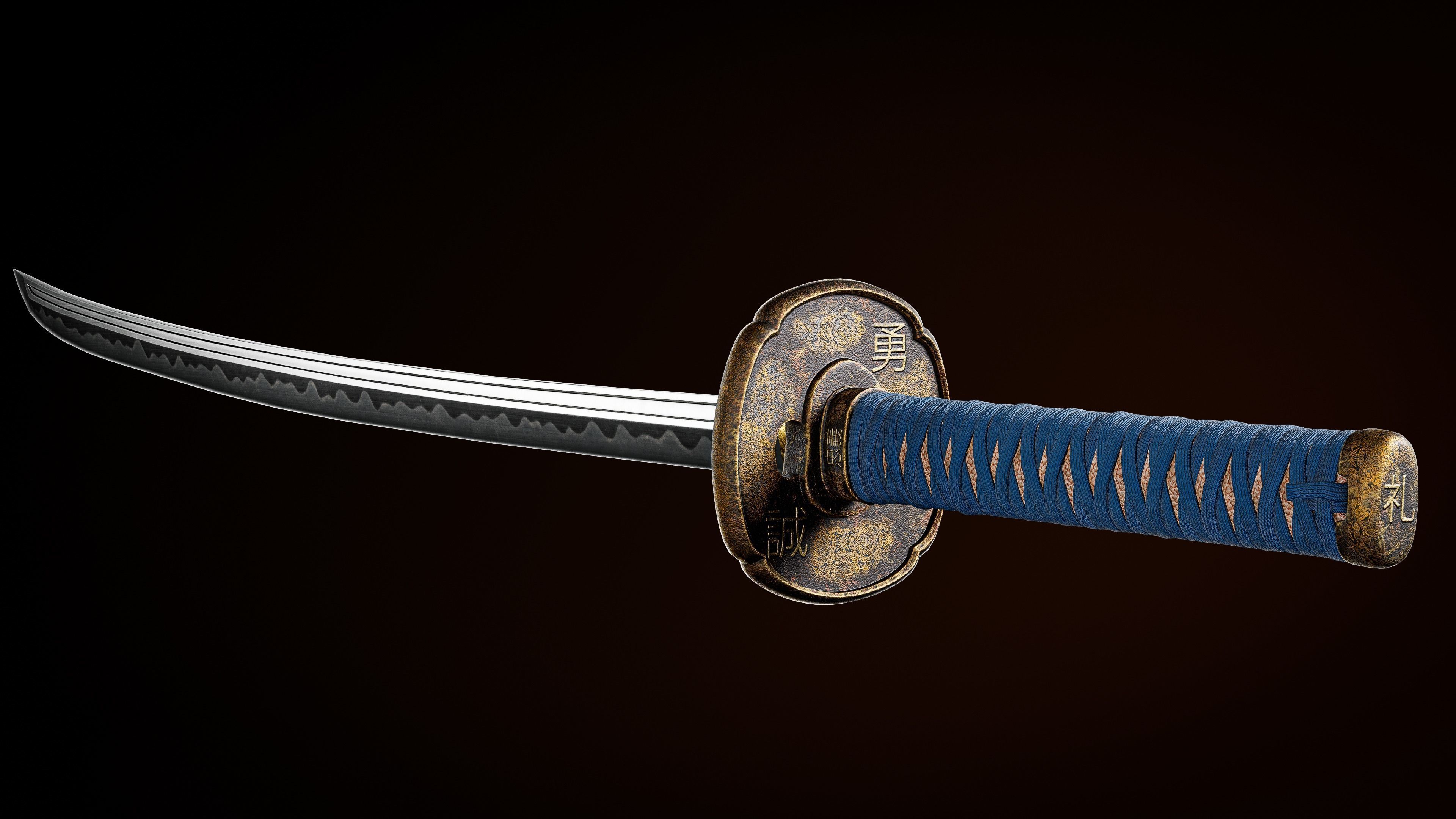 Katana Real Time Game ready  Low-poly 3D model_2