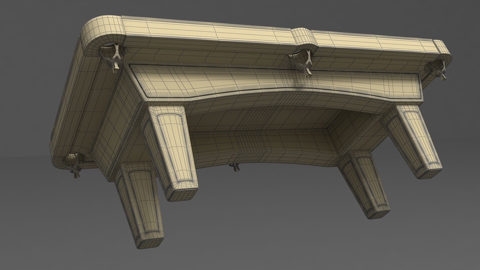 Billiards Table Set 3D model_11