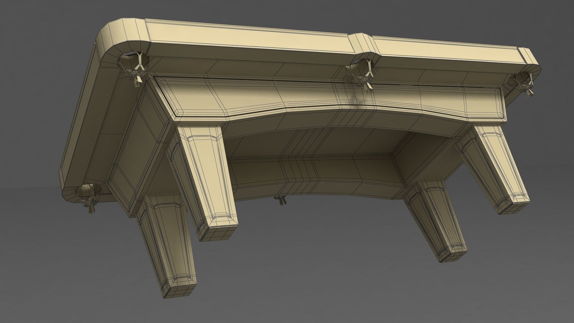 Billiards Table Set 3D model_10