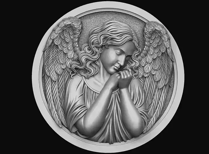 Angel Pendant 3d Print Model 3D print model