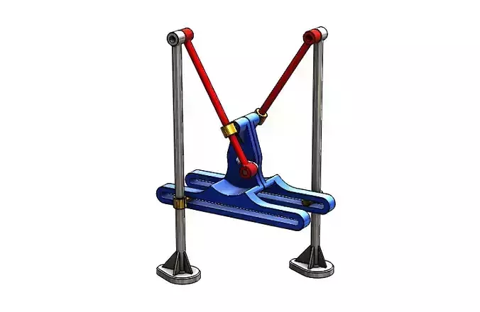 Straight Line - Walking Mechanism  3D model