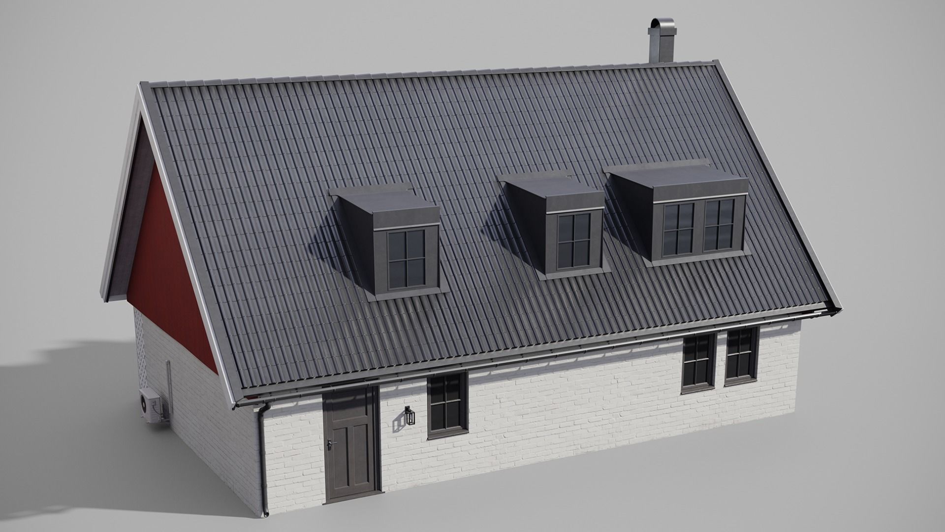 White House Free low-poly 3D model_6