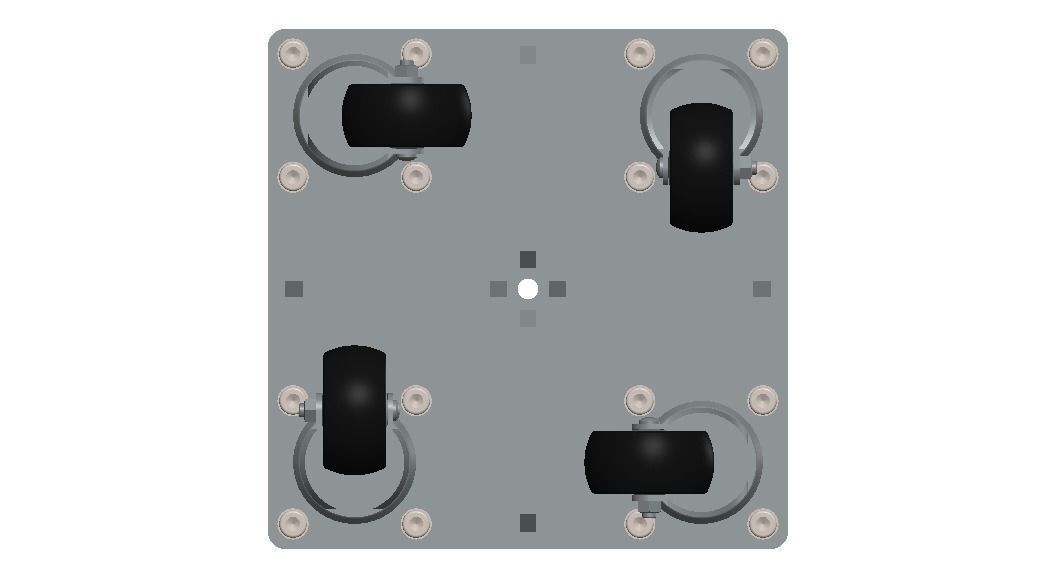 4-Wheel Platform Dolly without Handle 3D model_21