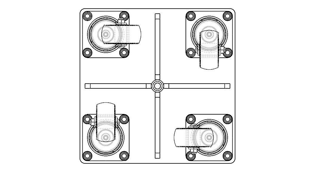 4-Wheel Platform Dolly without Handle 3D model_19