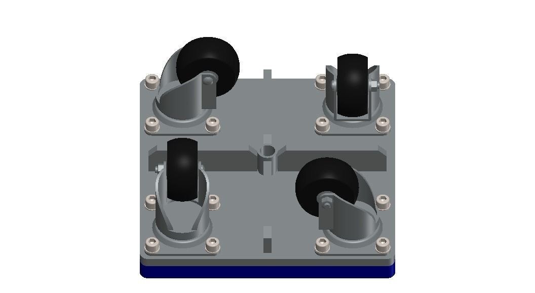 4-Wheel Platform Dolly without Handle 3D model_25