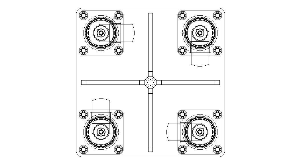 4-Wheel Platform Dolly without Handle 3D model_20