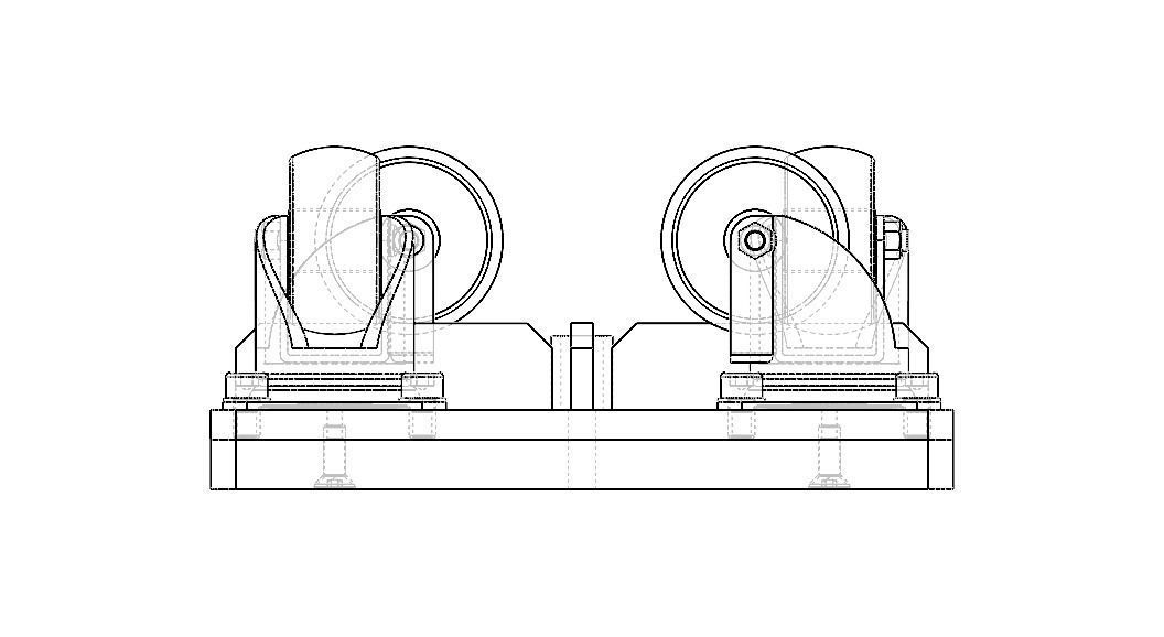 4-Wheel Platform Dolly without Handle 3D model_27