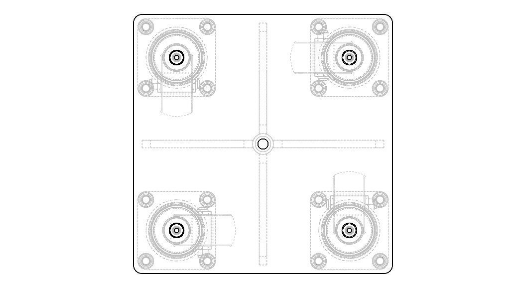 4-Wheel Platform Dolly without Handle 3D model_11