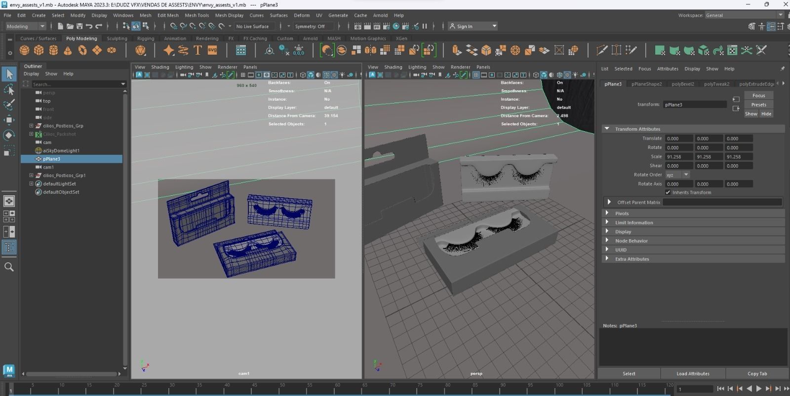 PACKSHOT I-ENVY - LOW-POLY 3D MODEL Low-poly 3D model_3
