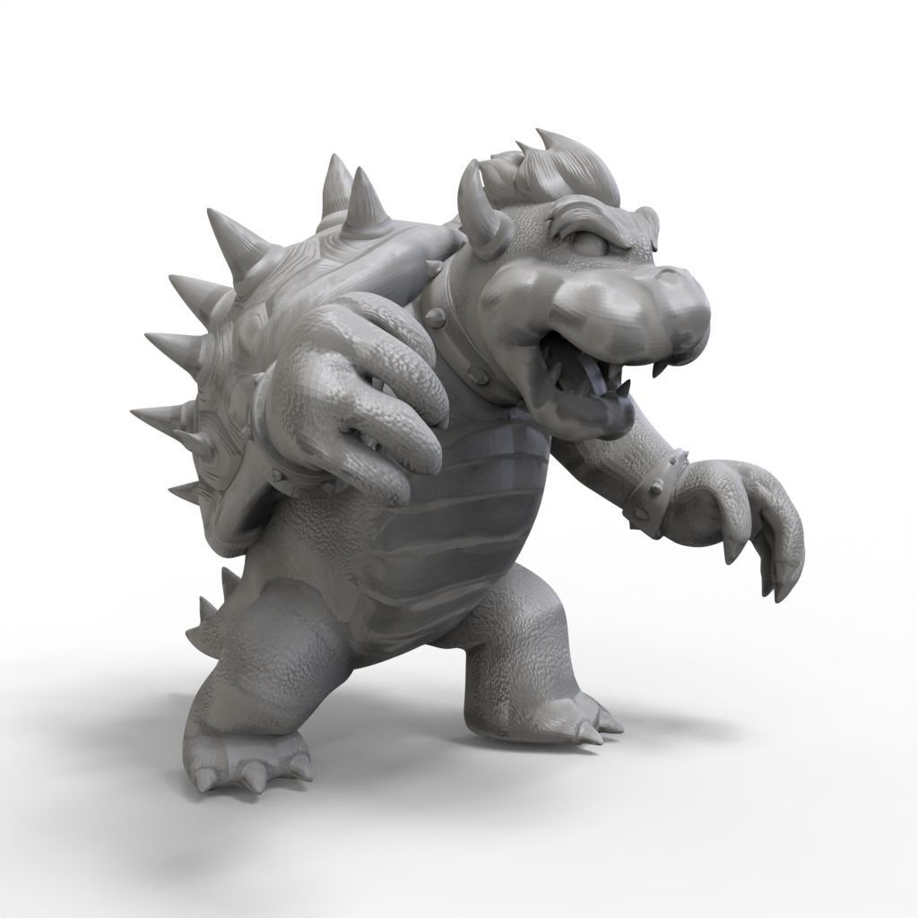 Bowser 3D Printable Model 3D print model_8