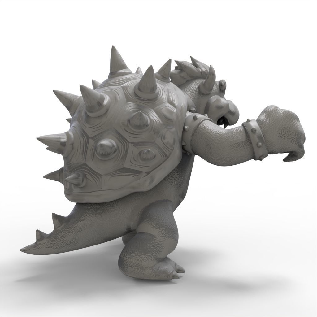 Bowser 3D Printable Model 3D print model_7
