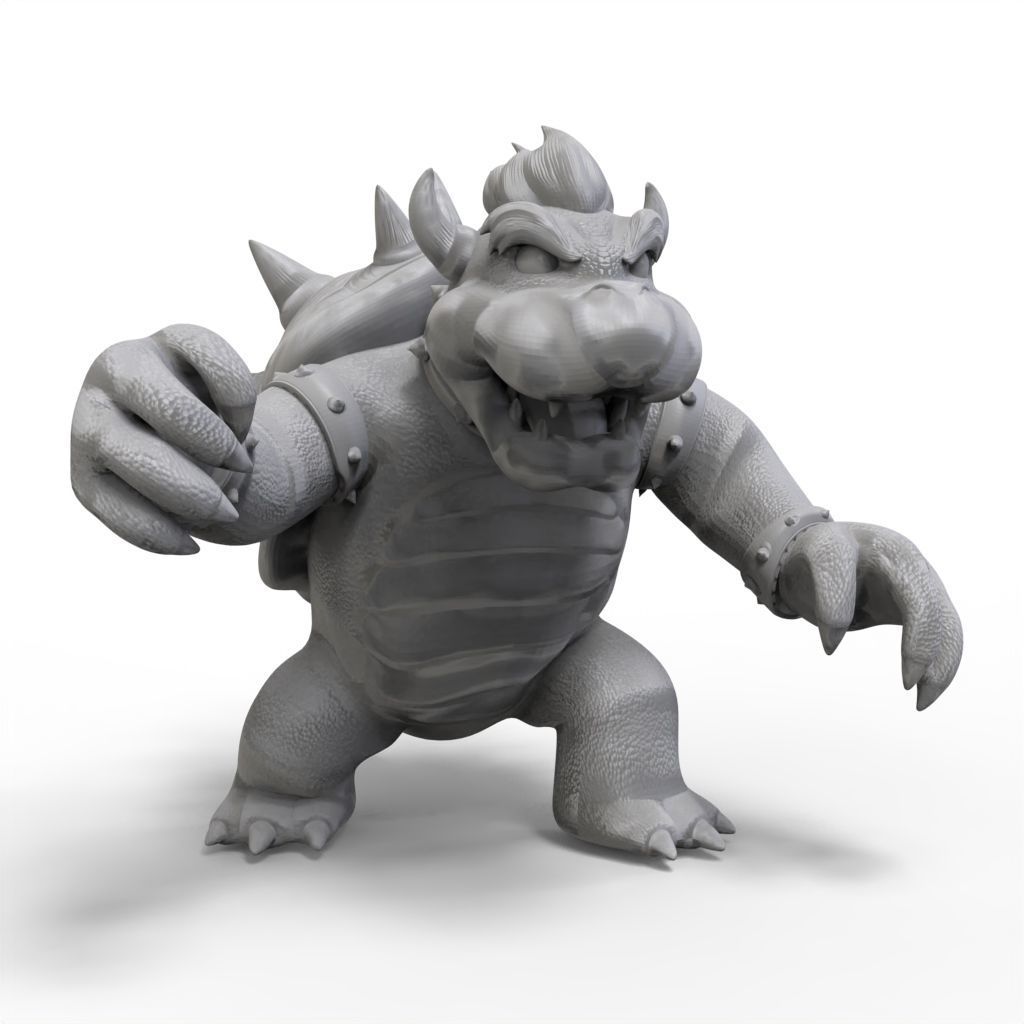 Bowser 3D Printable Model 3D print model_6