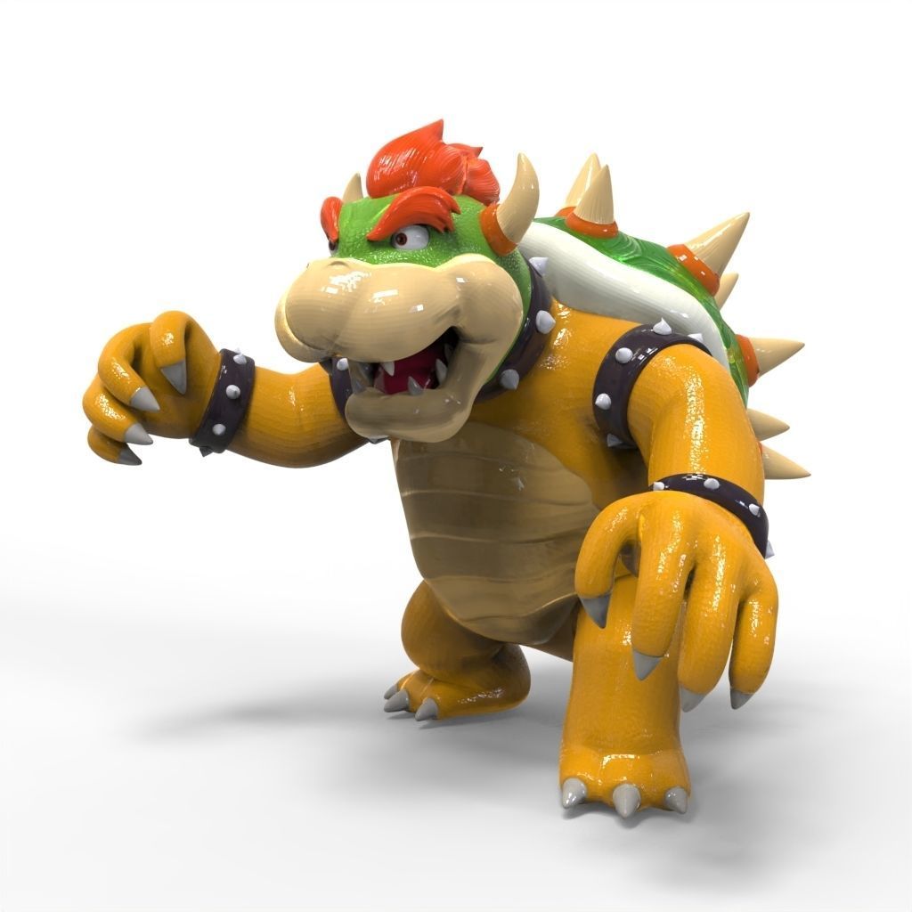 Bowser 3D Printable Model 3D print model_5