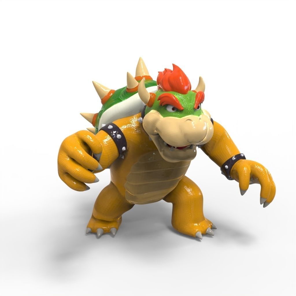 Bowser 3D Printable Model 3D print model_1