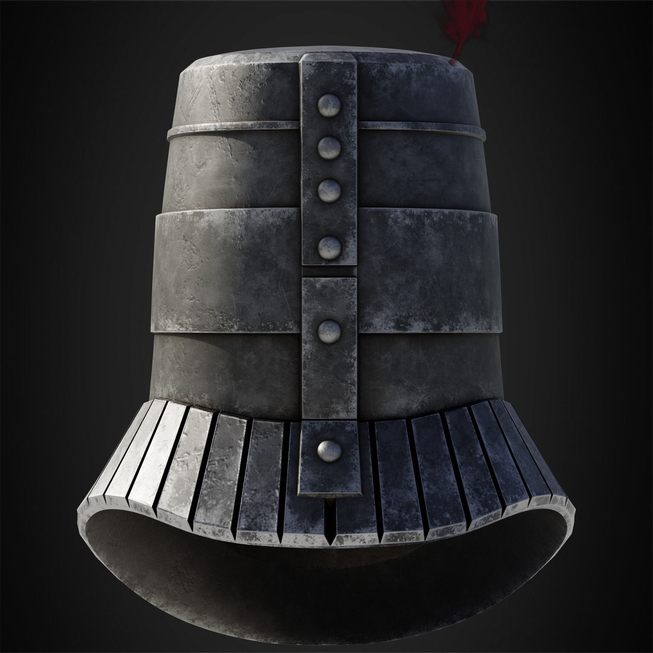 Dark Souls Solaire of Astora Helmet for Cosplay 3D print model_6