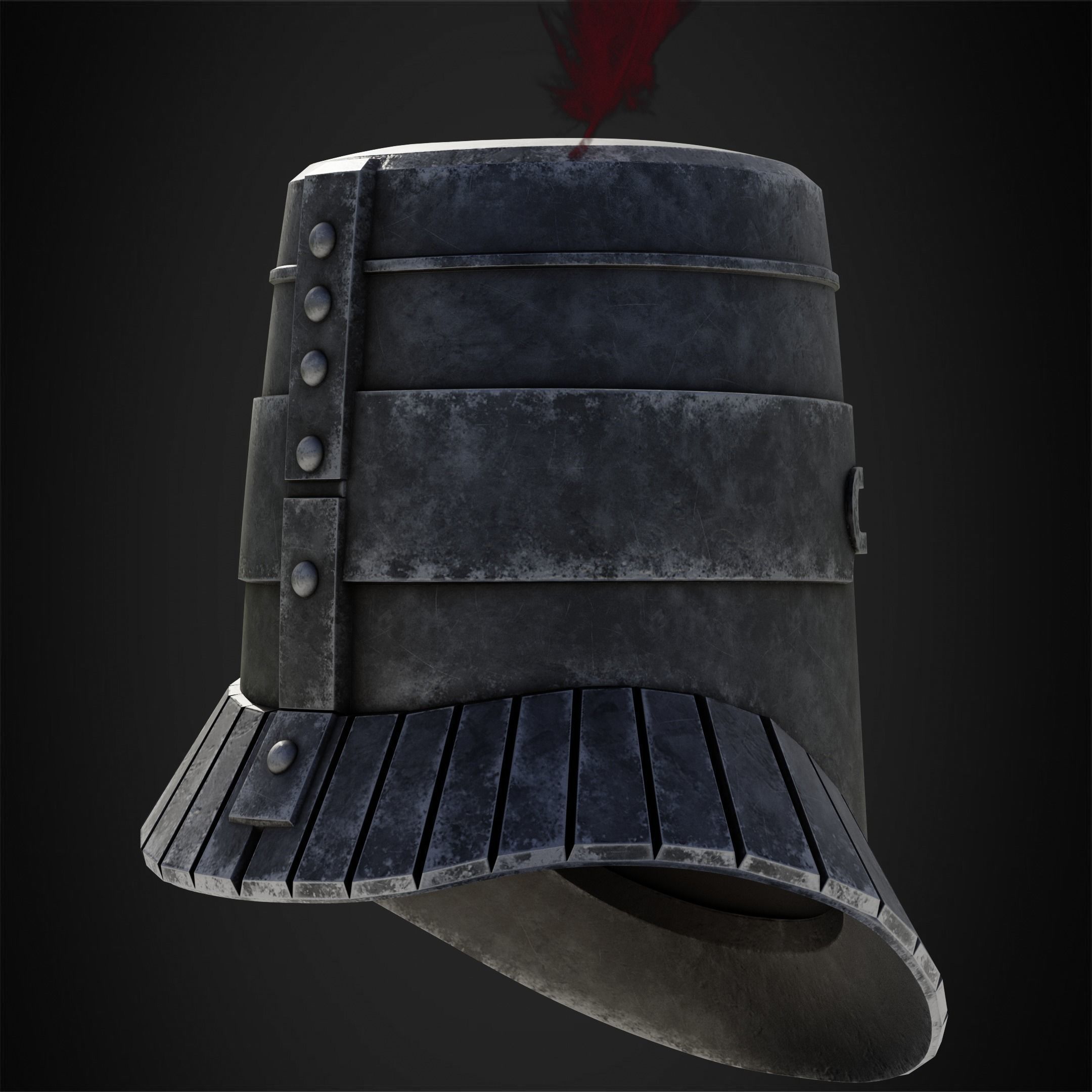 Dark Souls Solaire of Astora Helmet for Cosplay 3D print model_7