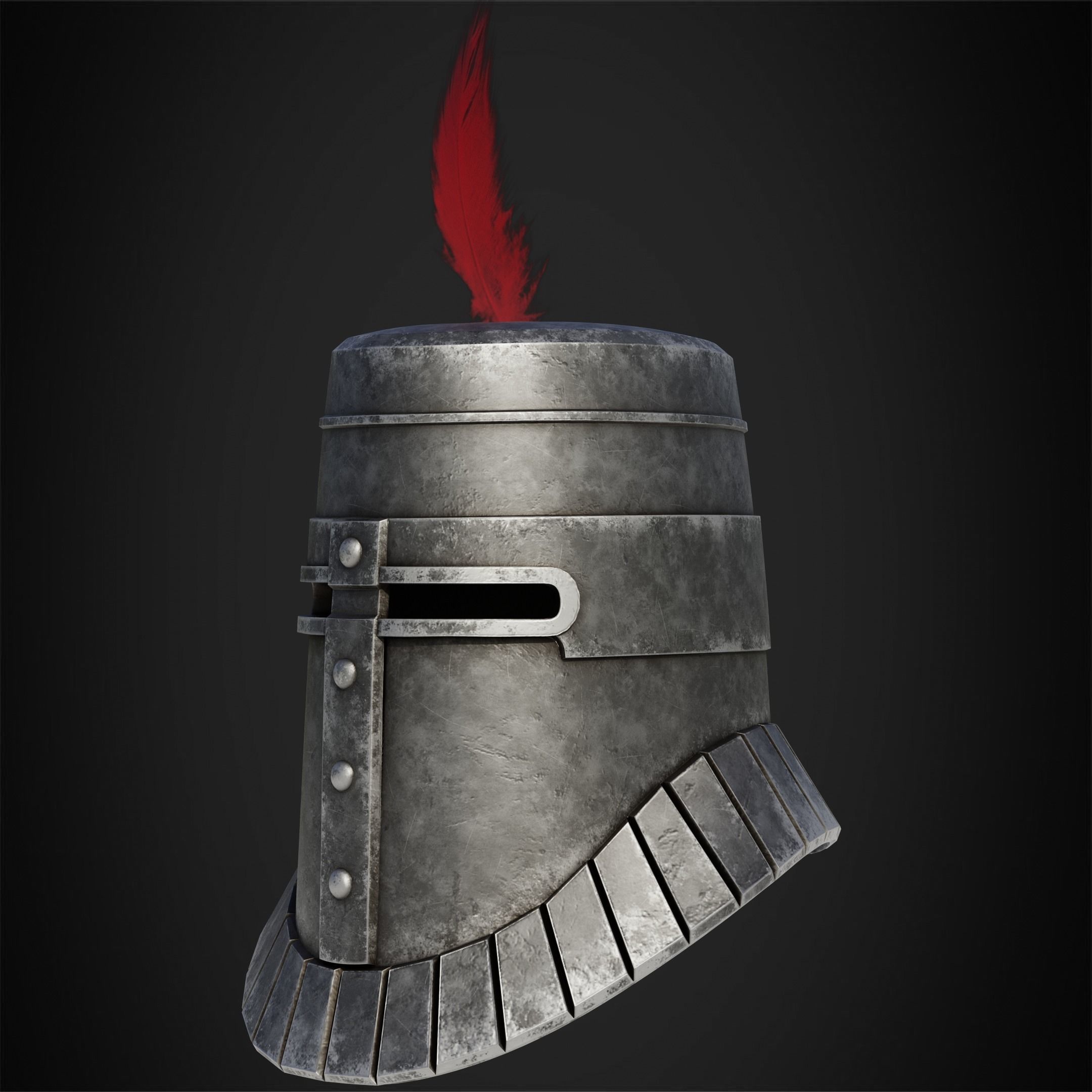 Dark Souls Solaire of Astora Helmet for Cosplay 3D print model_3