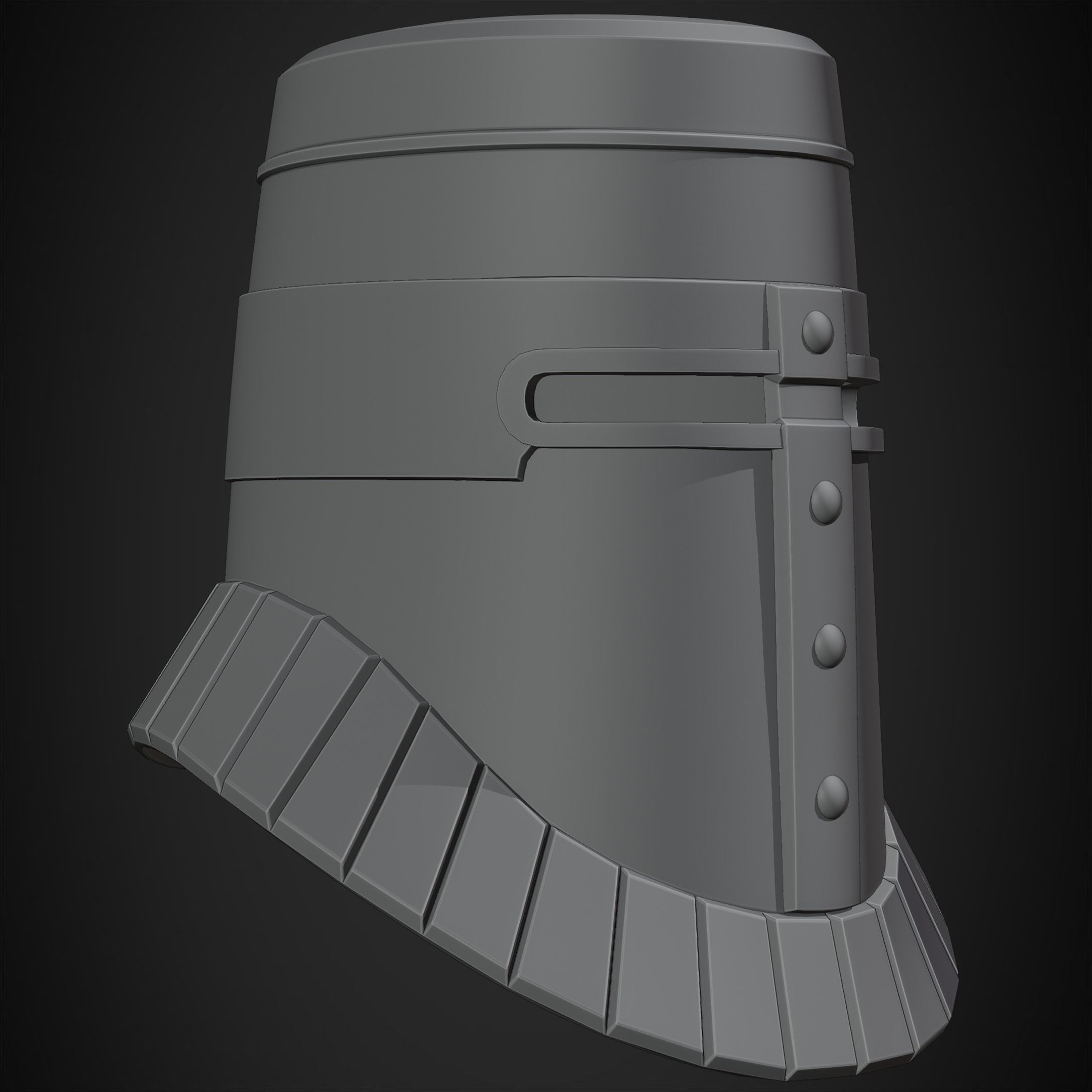 Dark Souls Solaire of Astora Helmet for Cosplay 3D print model_15