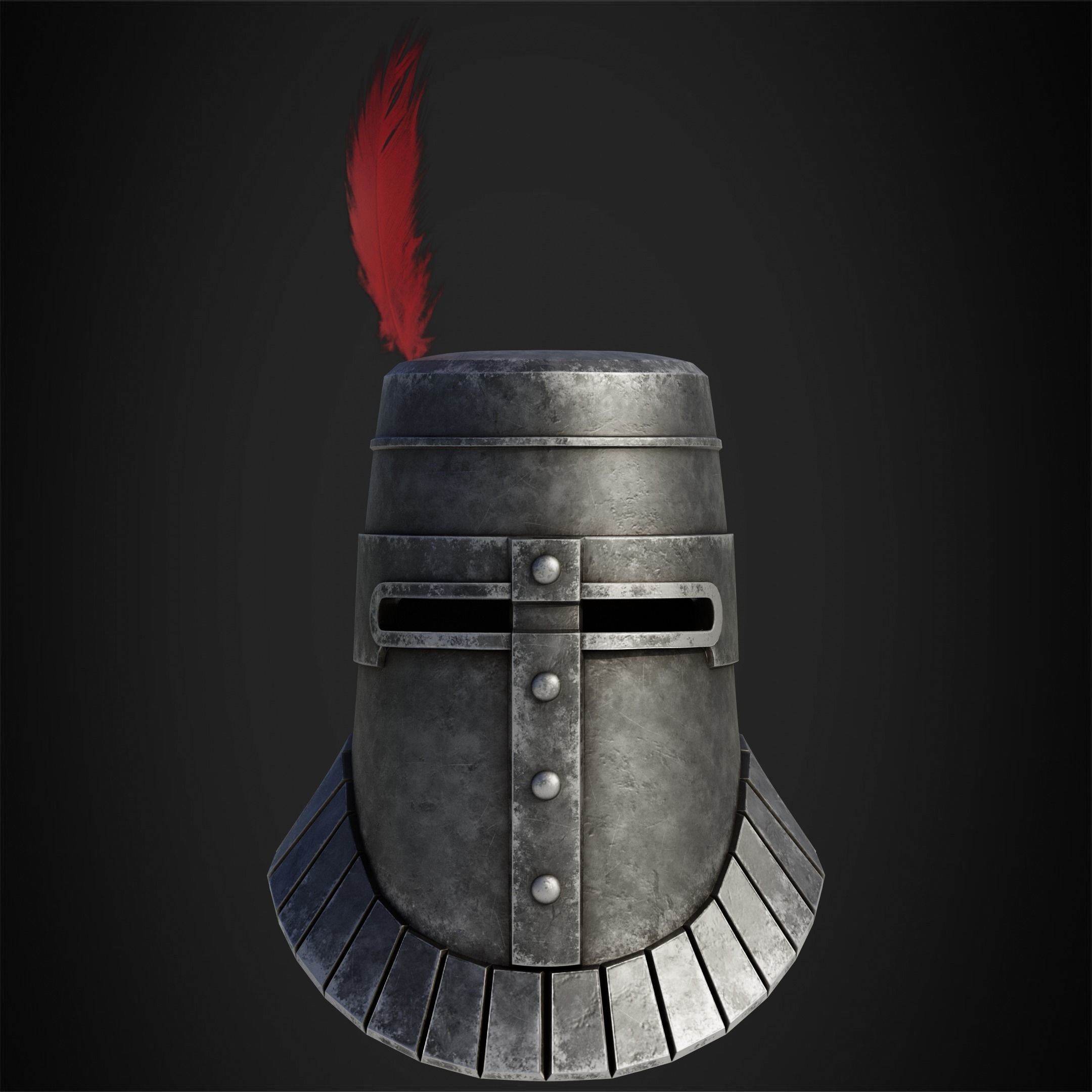 Dark Souls Solaire of Astora Helmet for Cosplay 3D print model_2
