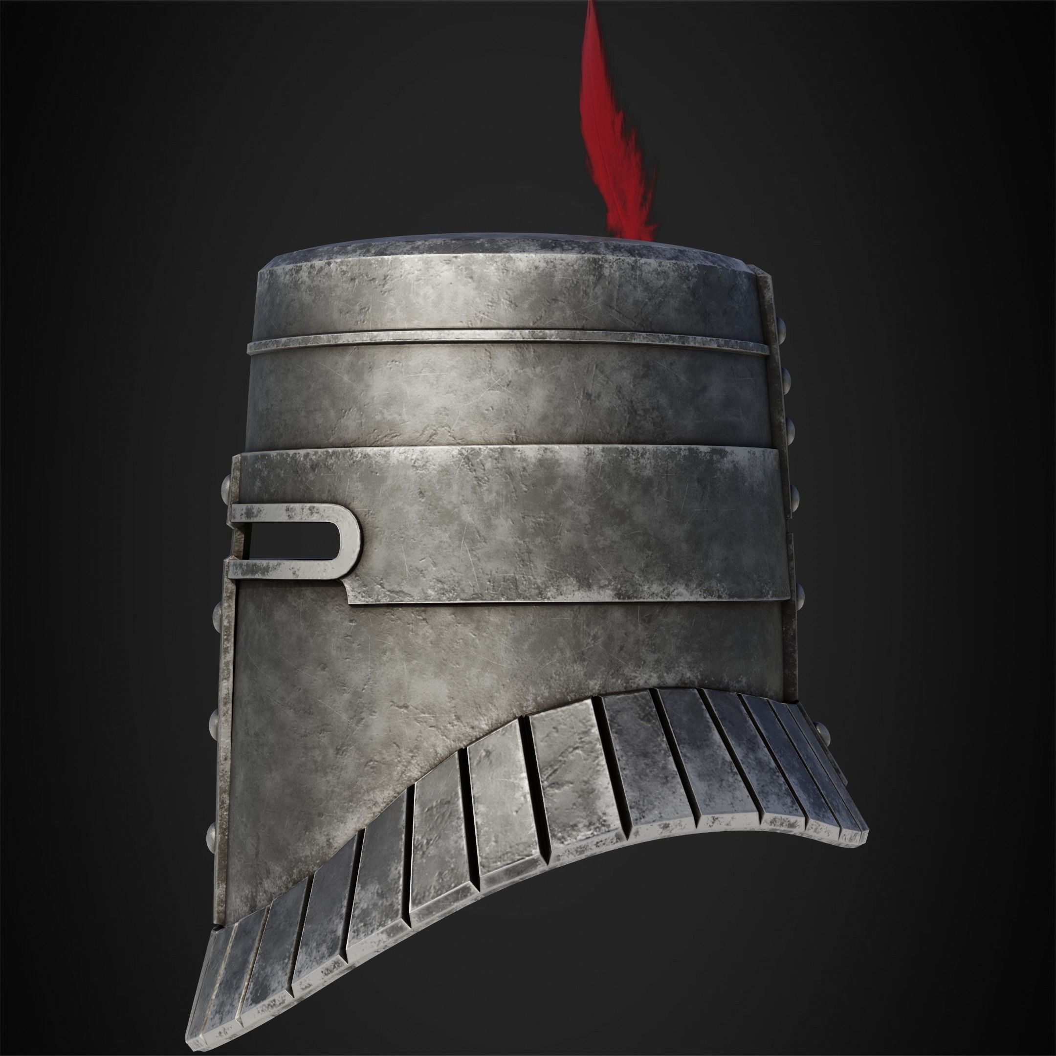 Dark Souls Solaire of Astora Helmet for Cosplay 3D print model_4