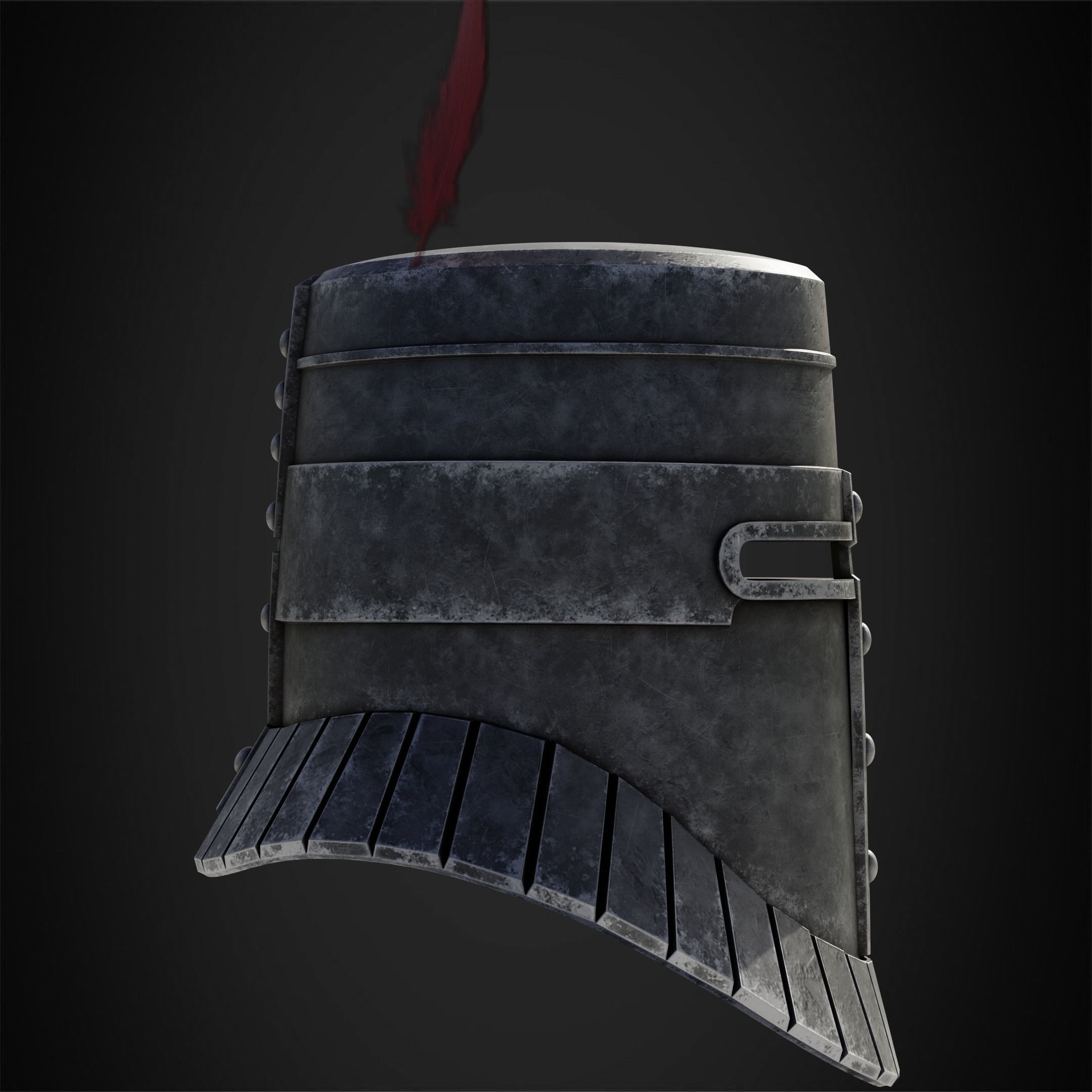 Dark Souls Solaire of Astora Helmet for Cosplay 3D print model_8