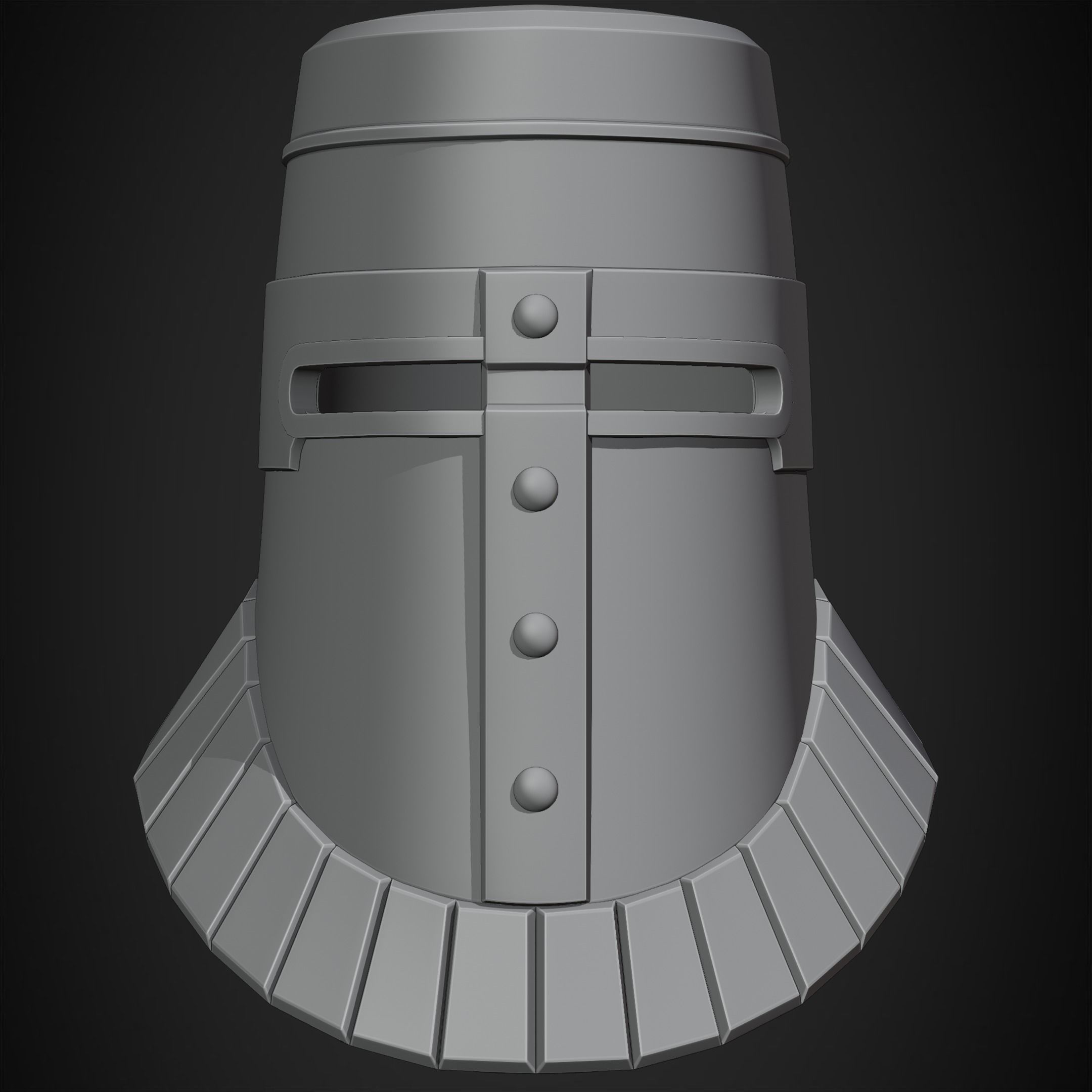 Dark Souls Solaire of Astora Helmet for Cosplay 3D print model_13