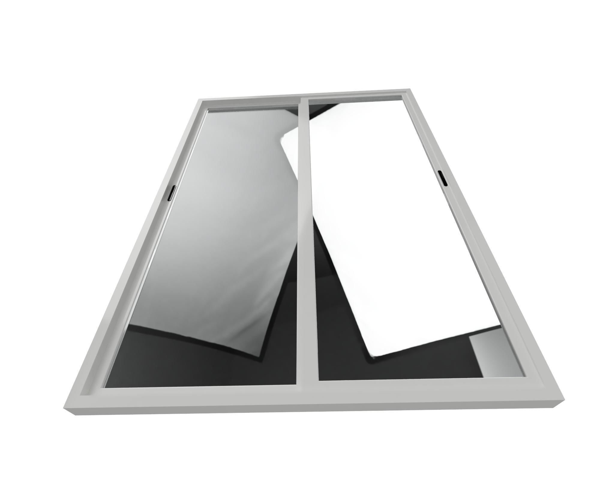 Sliding door window 3D model_5