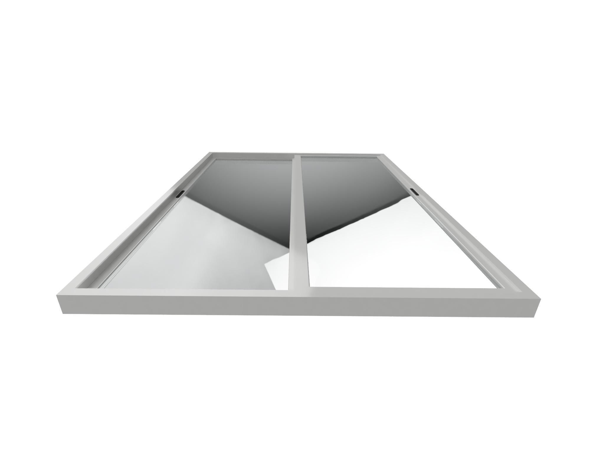 Sliding door window 3D model_2