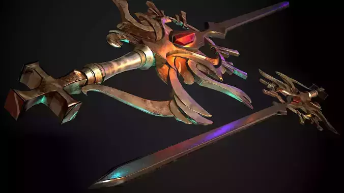 Master Sword Lowpoly Game Ready