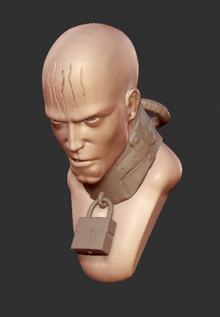 Victor Zsasz 3D model_1