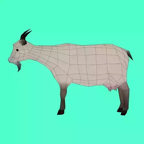Goat Low Poly