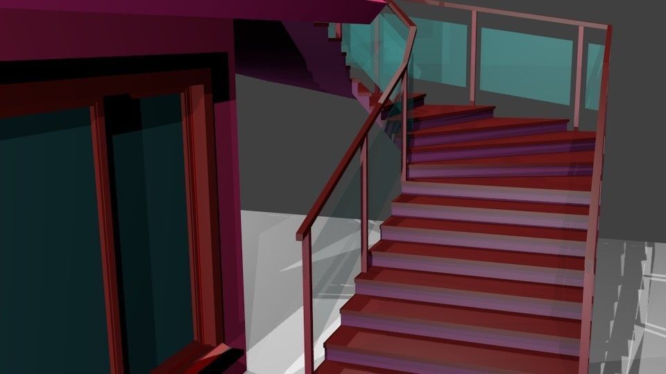 Luxury Modern House 3D model_2