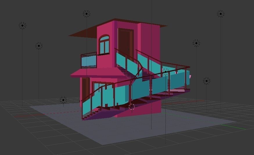 Luxury Modern House 3D model_12