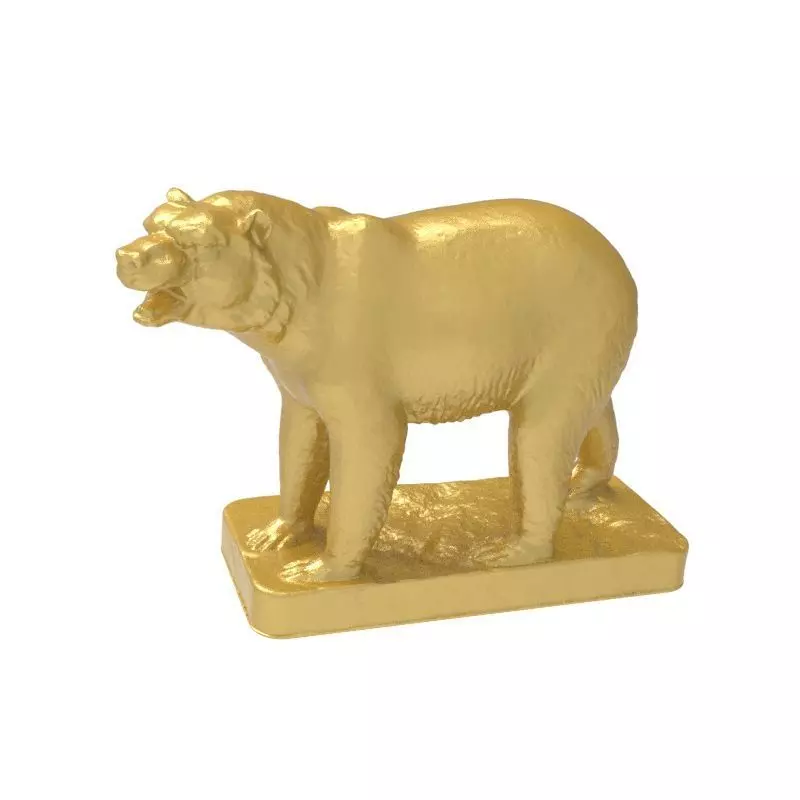 Wild bear 3D print model