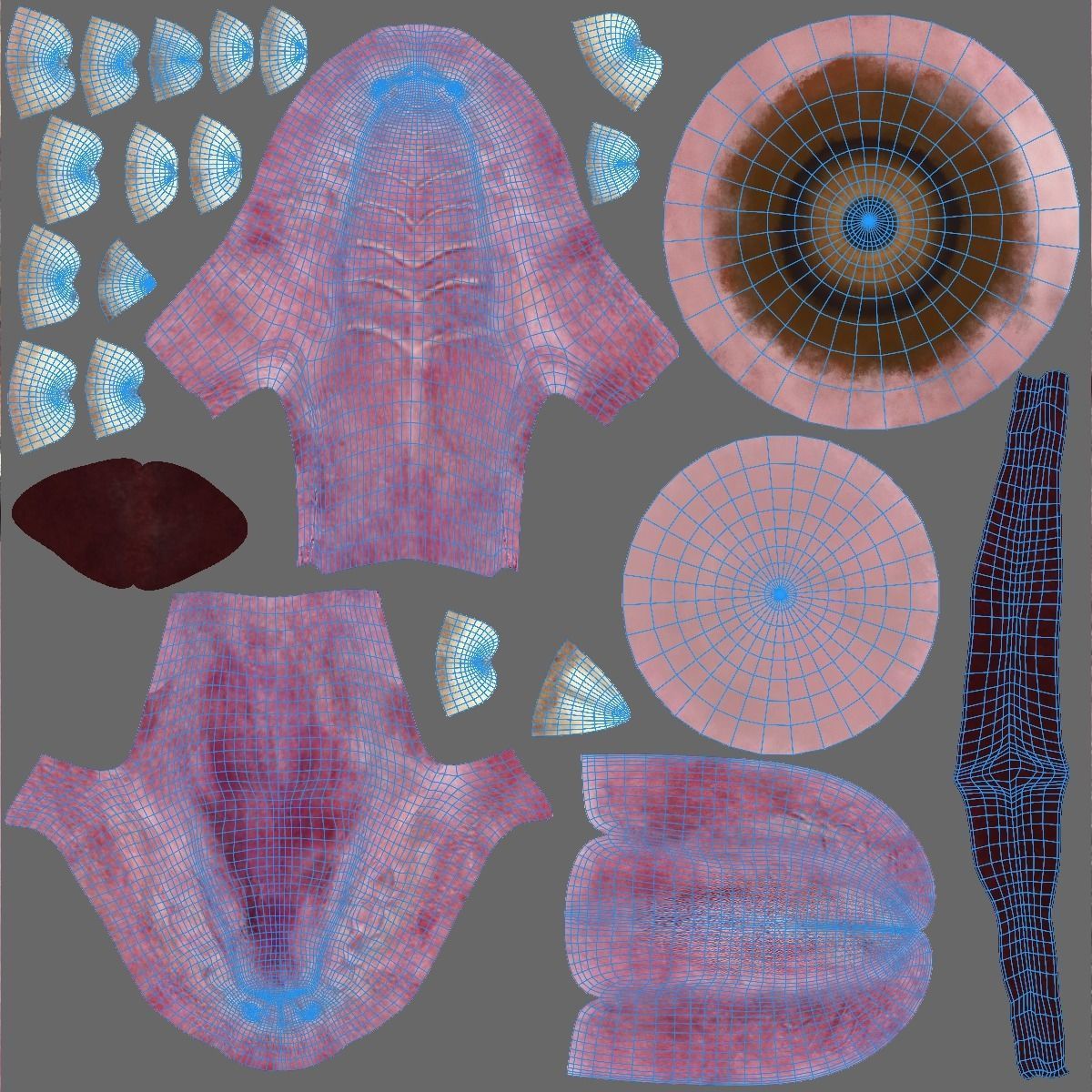 Vervet Monkey Animation VFX Grace 3D model_23