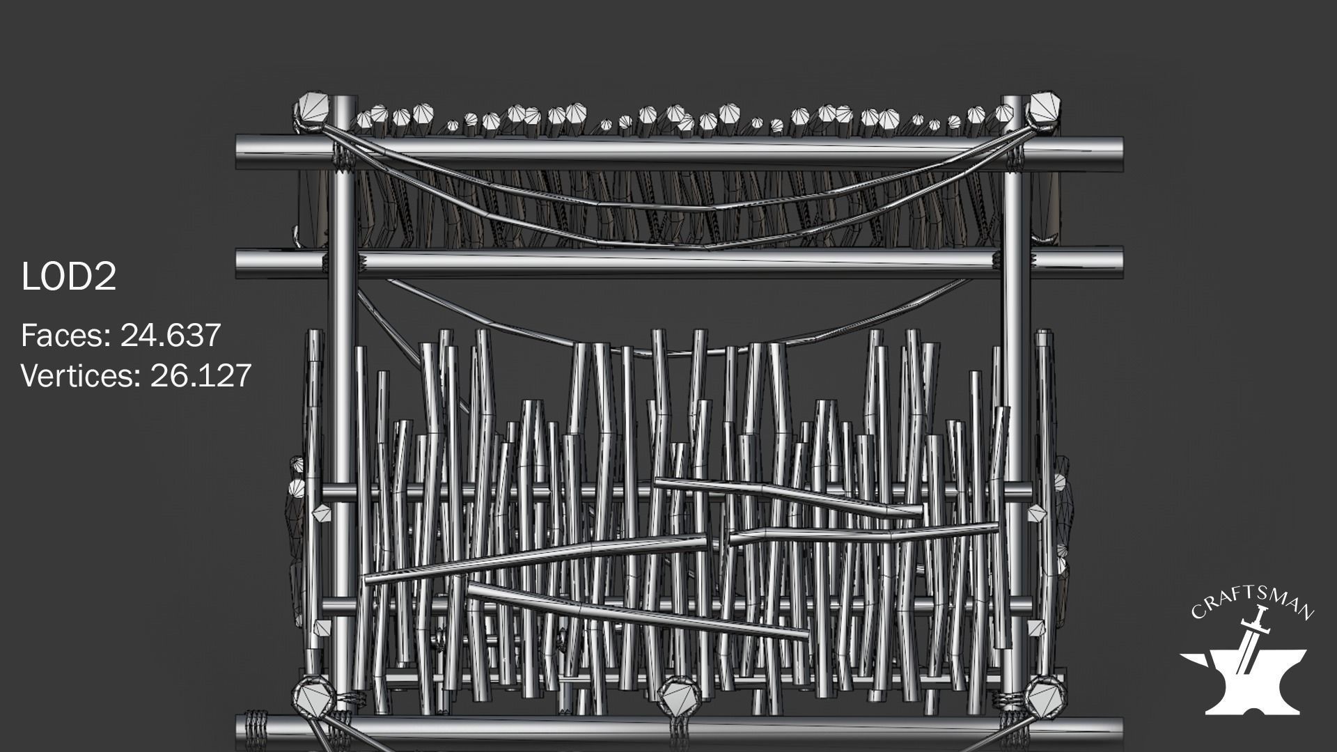 Realistic Medieval Watchtower Pack 3D Model Collection_26