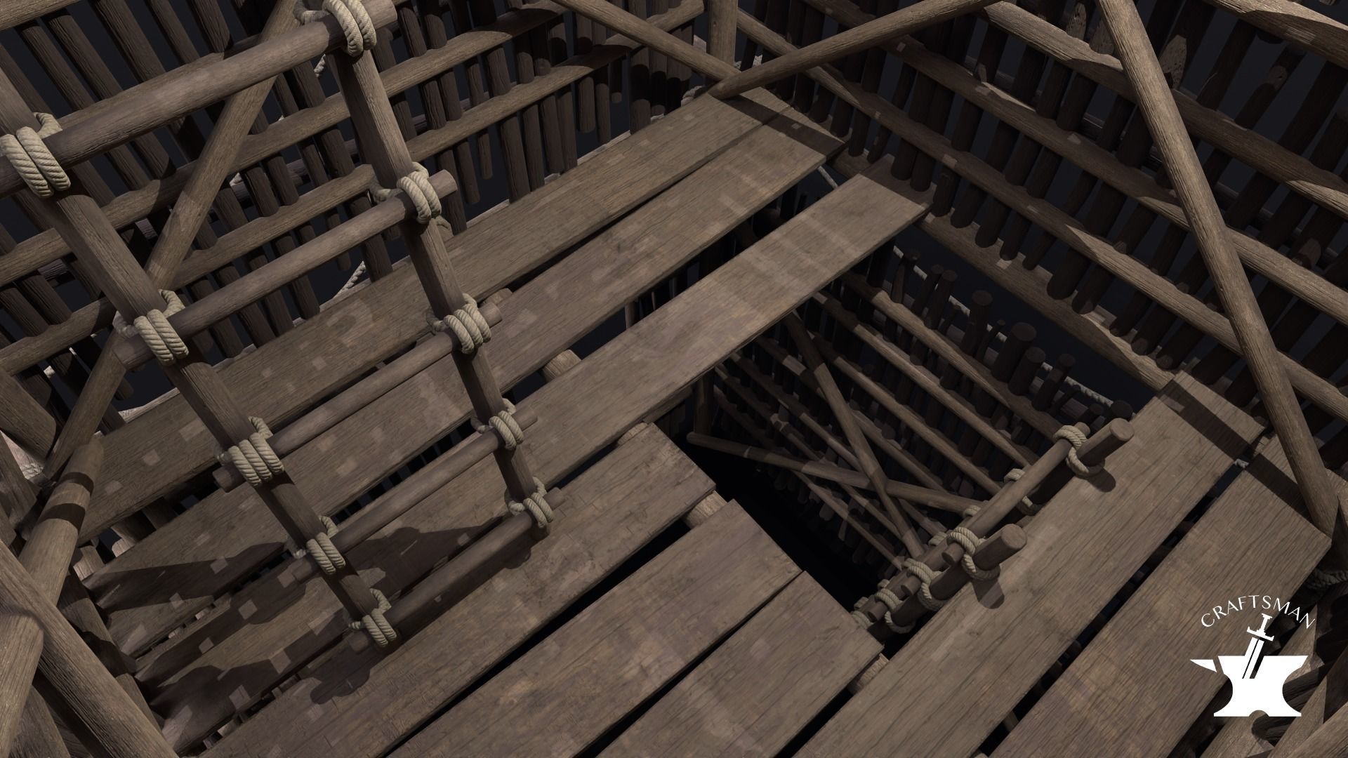 Realistic Medieval Watchtower Pack 3D Model Collection_22