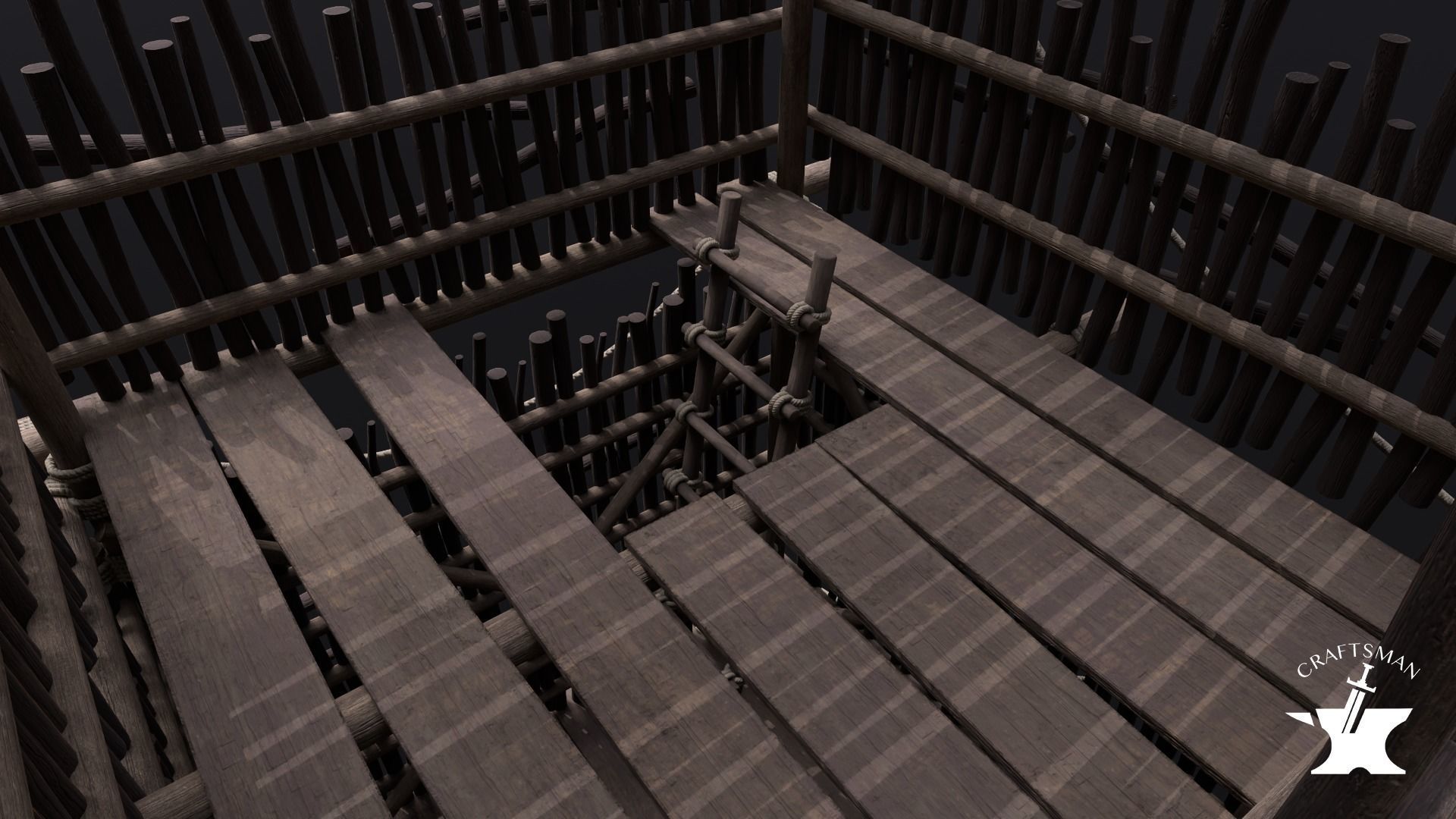 Realistic Medieval Watchtower Pack 3D Model Collection_29