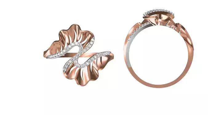 Light Weight Wedding Engagement Women Ring STL JCD Details