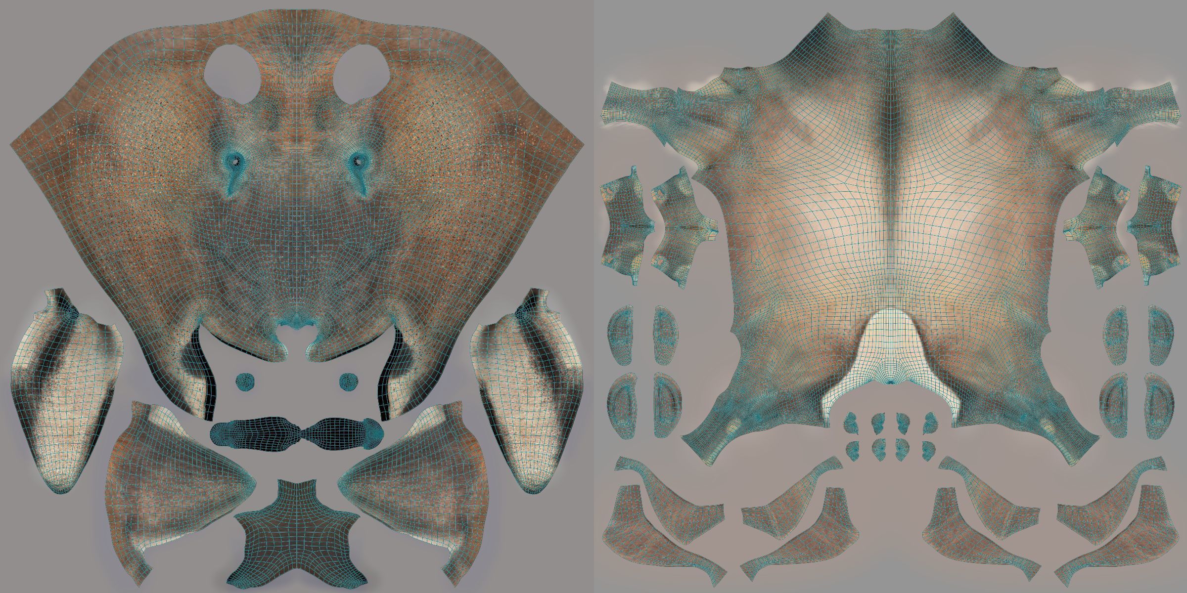 Female Canadian Deer Animation VFX Grace 3D model_20