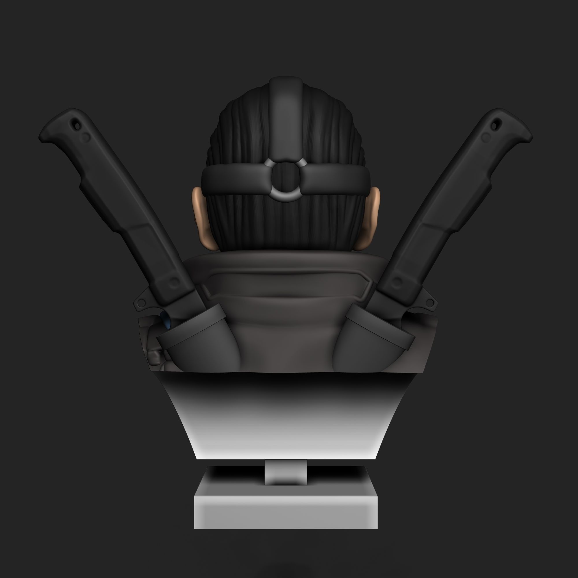 FRIDAY THE 13TH BUST 3D print model_4