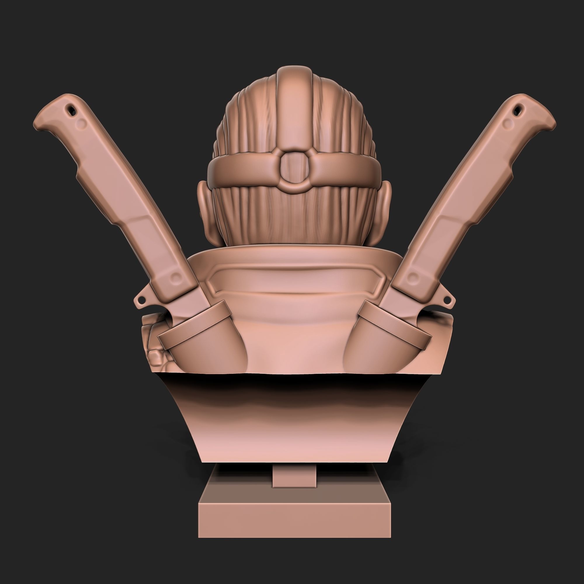 FRIDAY THE 13TH BUST 3D print model_7