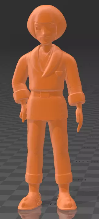 Colza pokemon trainer 3D print model_0