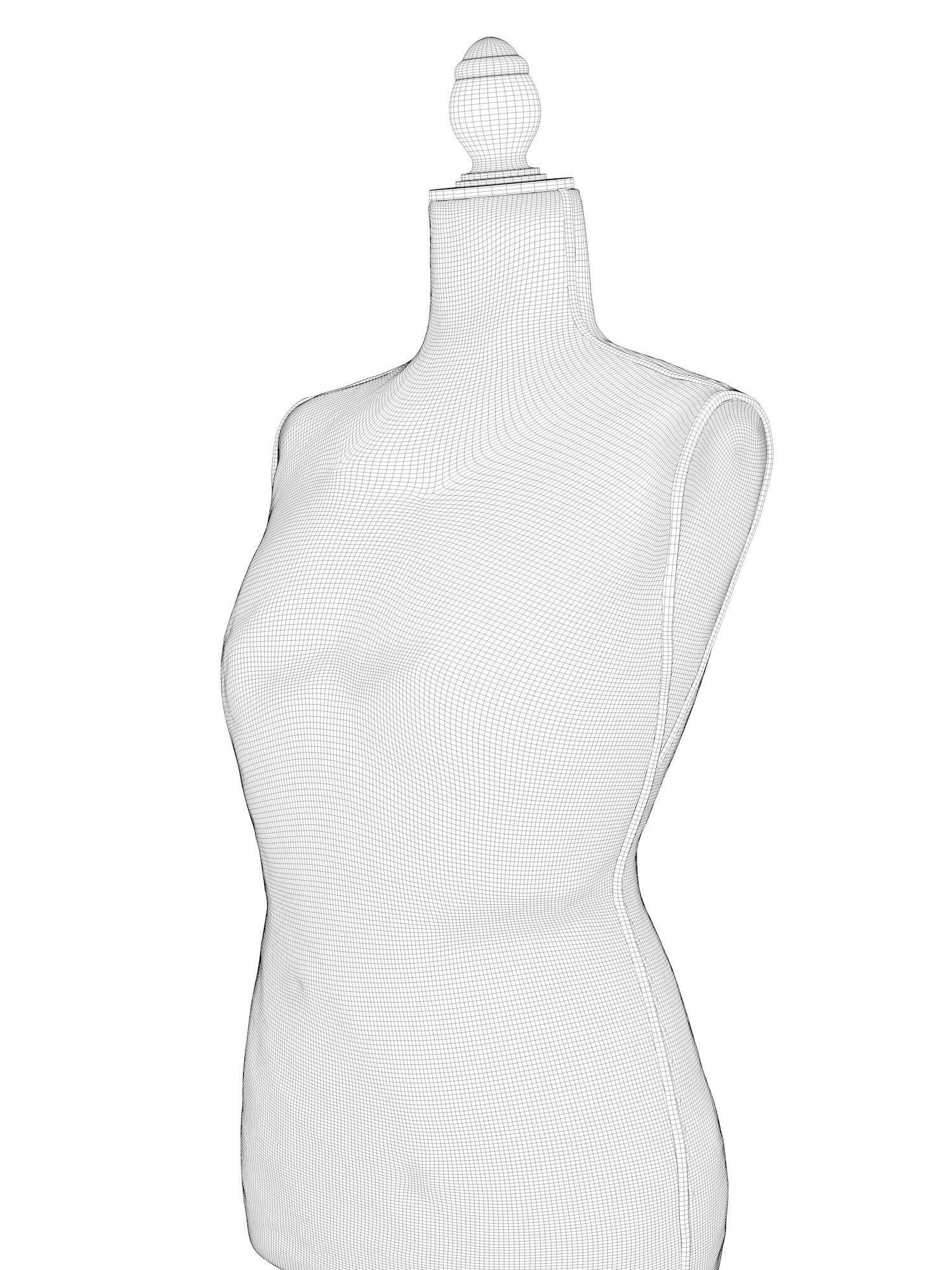 Female Mannequin 3D model_4