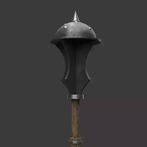 Diablo Inspired Mace Low-poly 3D model Diablo Inspired Mace Low-poly 3D model