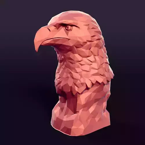 Polygonal Eagle Bust