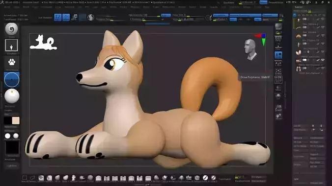 Inflatable Kate from Alpha and Omega pool toy