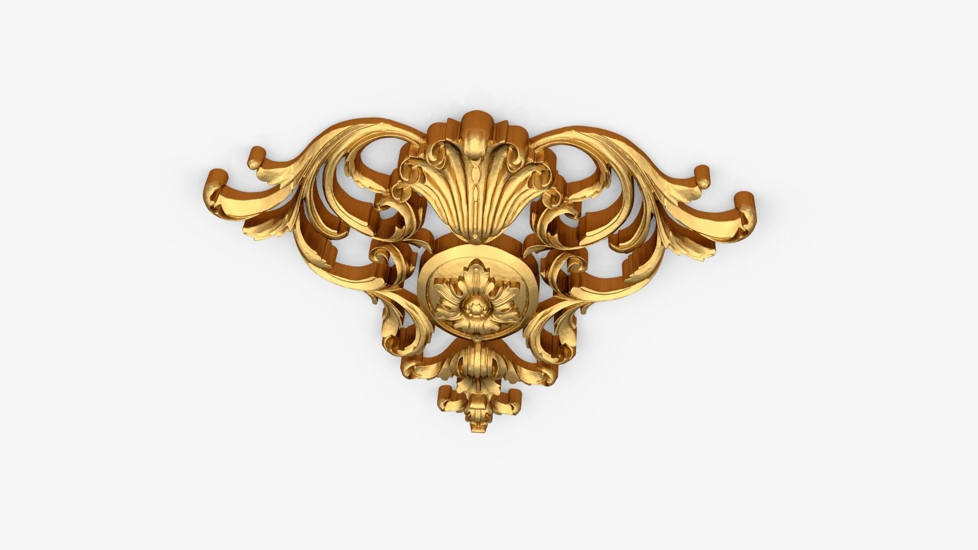 Classic decor ornament 287 3D model_4