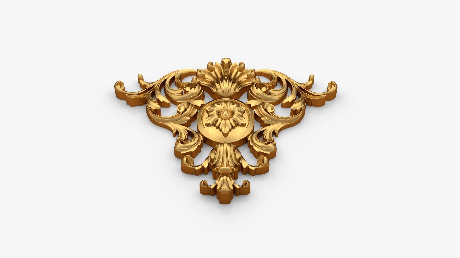 Classic decor ornament 287 3D model_3